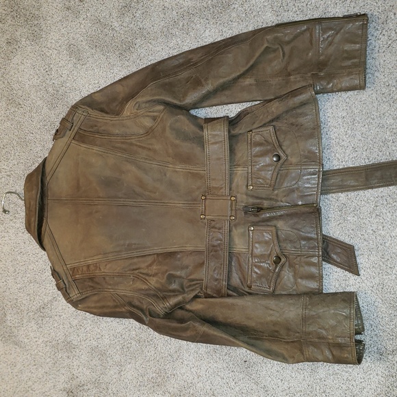 Wilson's Leather Olive Jacket - Picture 4 of 5